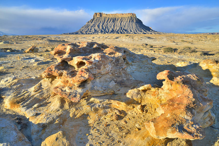 Factory Butte Rock Garden #3 Photograph by Ray Mathis