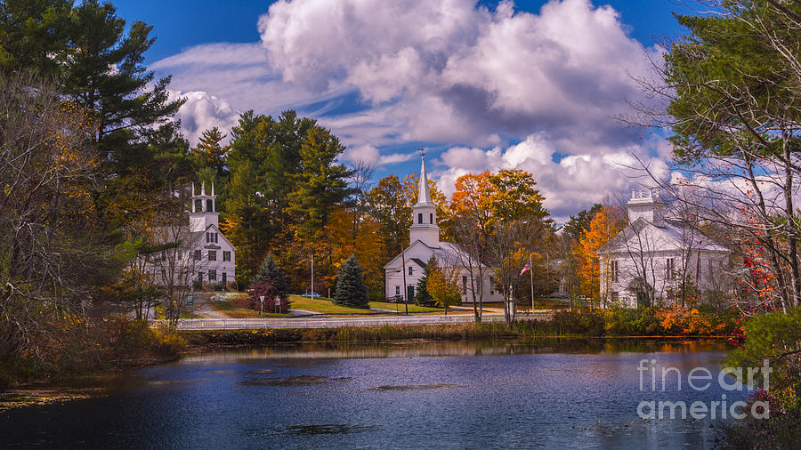 Fall Foliage in Marlow, New Hampshire. #3 Photograph by New England Photography