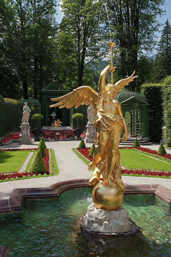 Fama, The Goddess Of Fame In Western Parterre Photograph