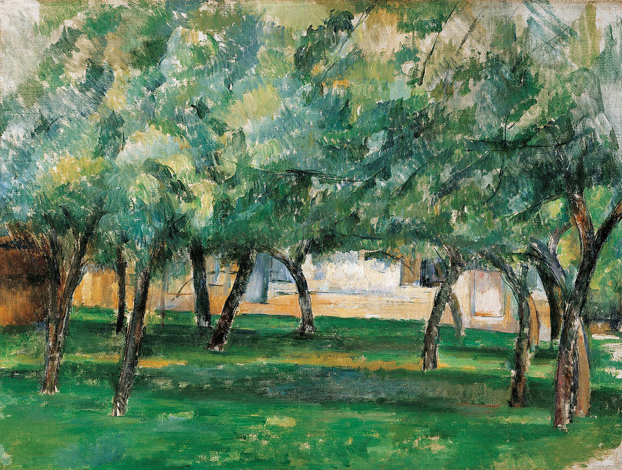 Cezanne Painting - Farm In Normandy by Paul Cezanne Cezanne Painting - Farm In Normandy by Paul Cezanne