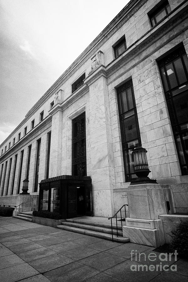 federal reserve system board eccles building Washington DC USA ...