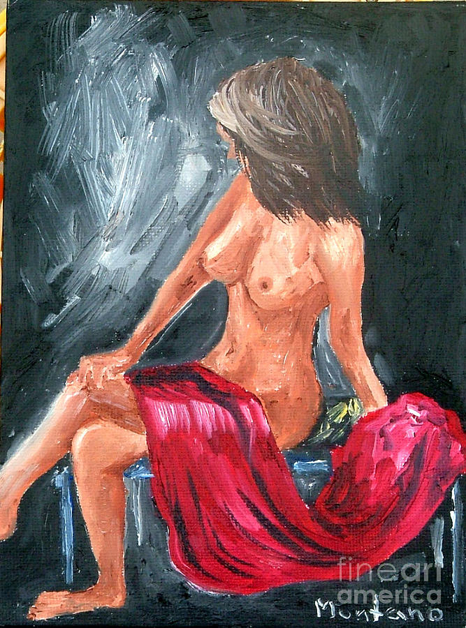Nude Painting - Female nude #1 by Inna Montano
