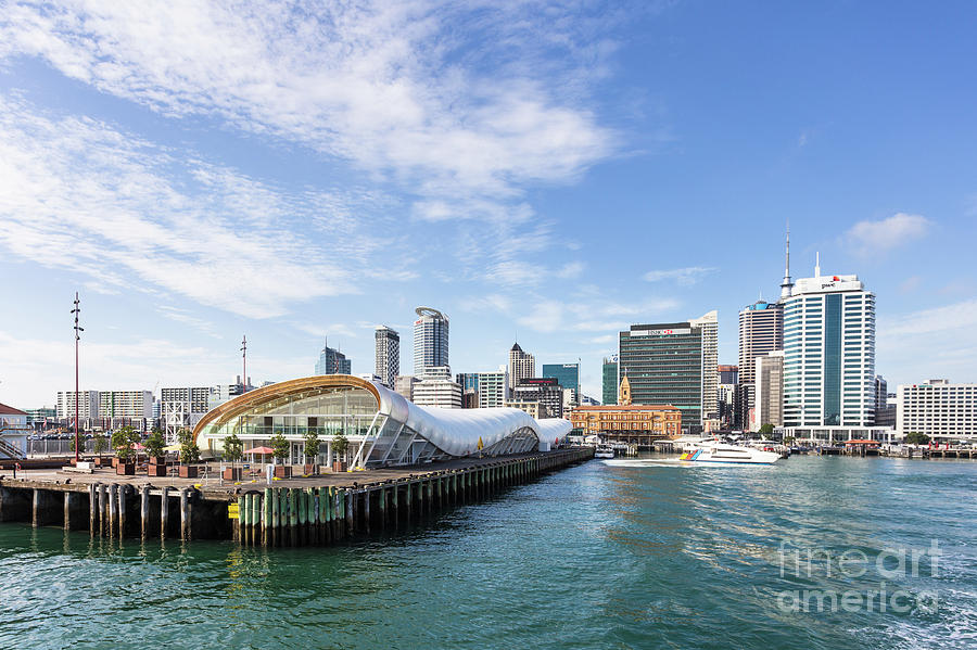 Ferry terminal in Britomart in downtown in Auckland #2 Photograph by Didier Marti