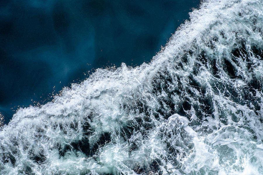 Seattle Photograph - Ferry Waves #2 by Tanya Harrison