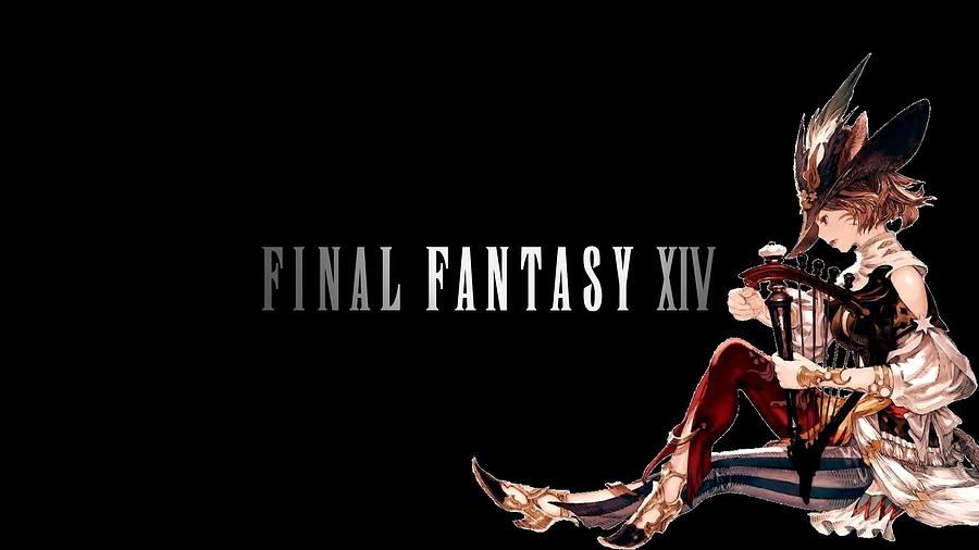 Black Digital Art - Final Fantasy XIV #2 by Super Lovely