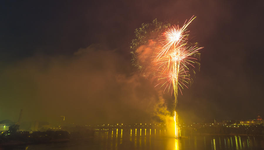 Fireworks #2 Photograph by Josef Pittner
