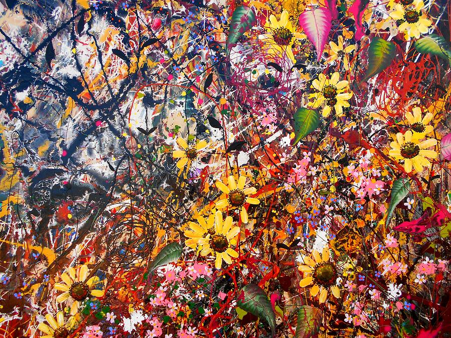 Flourish detail #2 Painting by Angie Wright