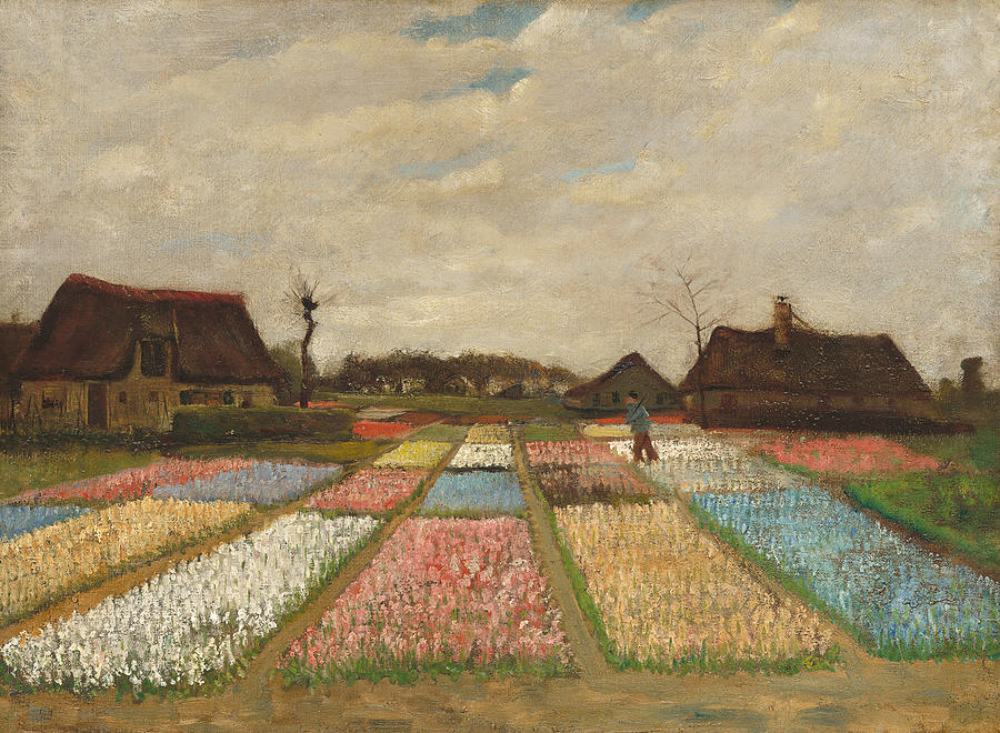 Vincent Van Gogh Painting - Flower Beds in Holland by Vincent Van Gogh