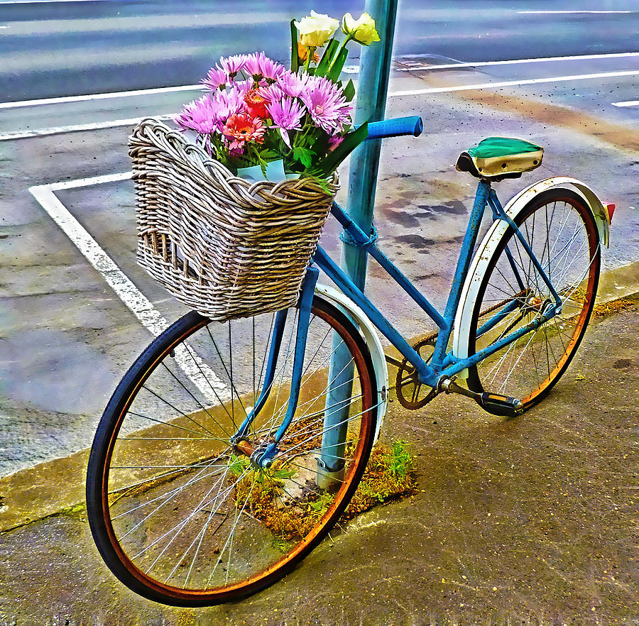 Flower Bike Collection #2 Mixed Media by Marvin Blaine