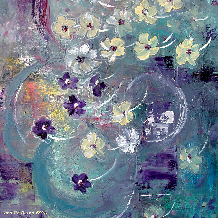 Flowers and Dreams 5 #2 Painting by Gina De Gorna