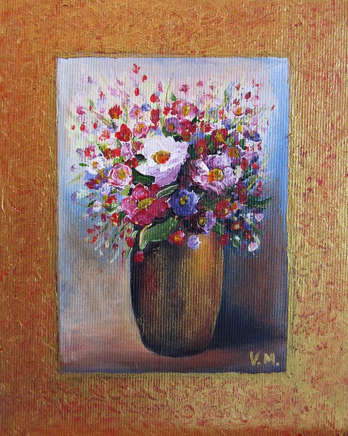 Flowers #2 Painting by Vesna Martinjak