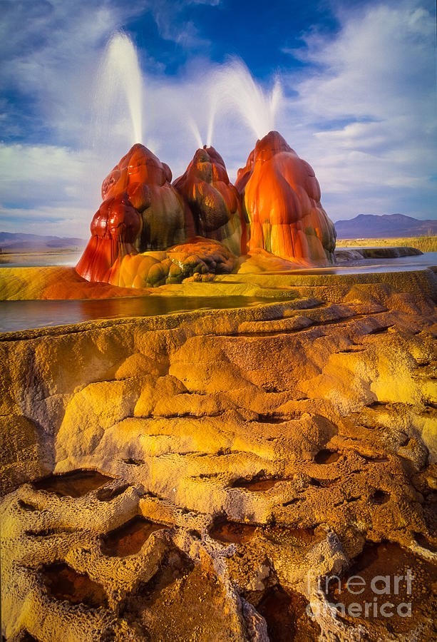 Nature Photograph - Fly Geyser #2 by Inge Johnsson