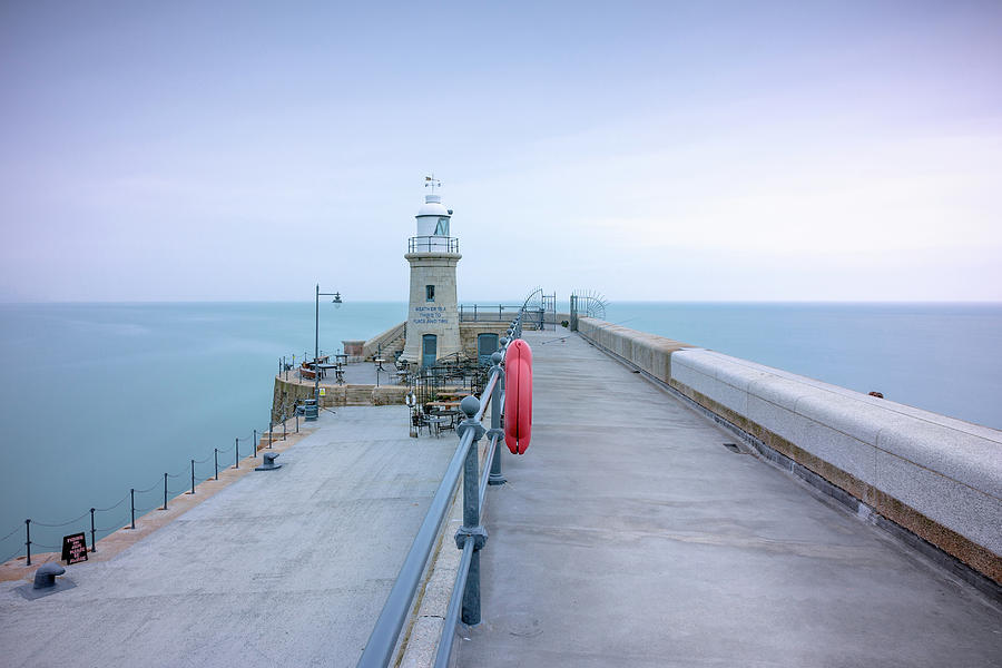 Lighthouse Photograph - Folkestone Lighthouse #2 by Ian Hufton