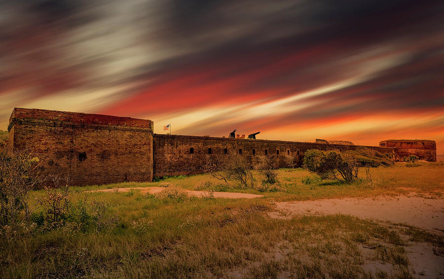 Architecture Photograph - Fort Clinch #2 by Peter Lakomy
