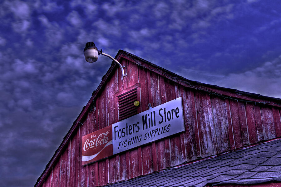 Fosters Mill Store HDR #2 Photograph by Jason Blalock