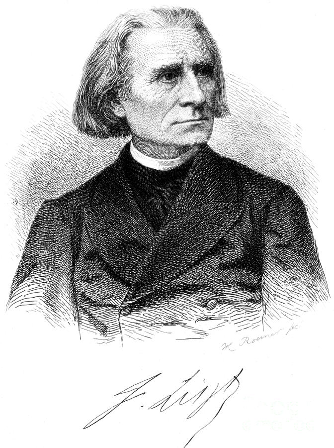 Franz Liszt, Hungarian Composer #2 Photograph by Science Source