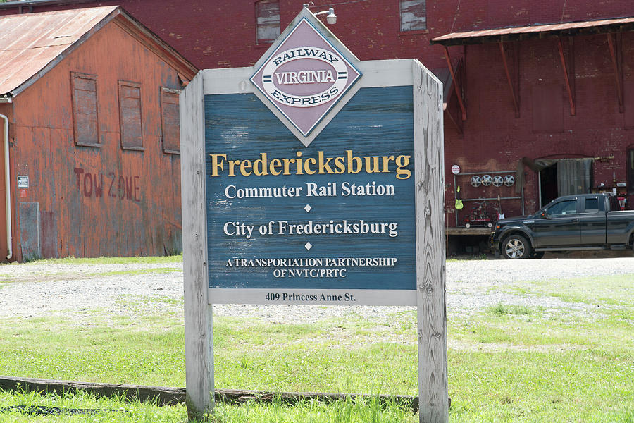 Fredericksburg Photograph - Fredericksburg Rail Station by Arthur English Fredericksburg Photograph - Fredericksburg Rail Station by Arthur English