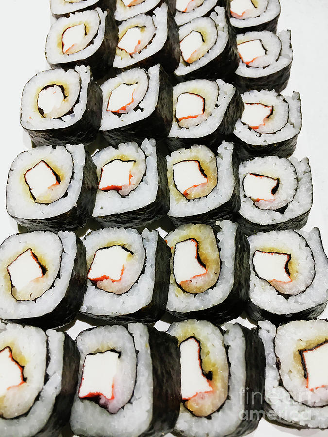 Fresh sushi portions #2 Photograph by Tom Gowanlock