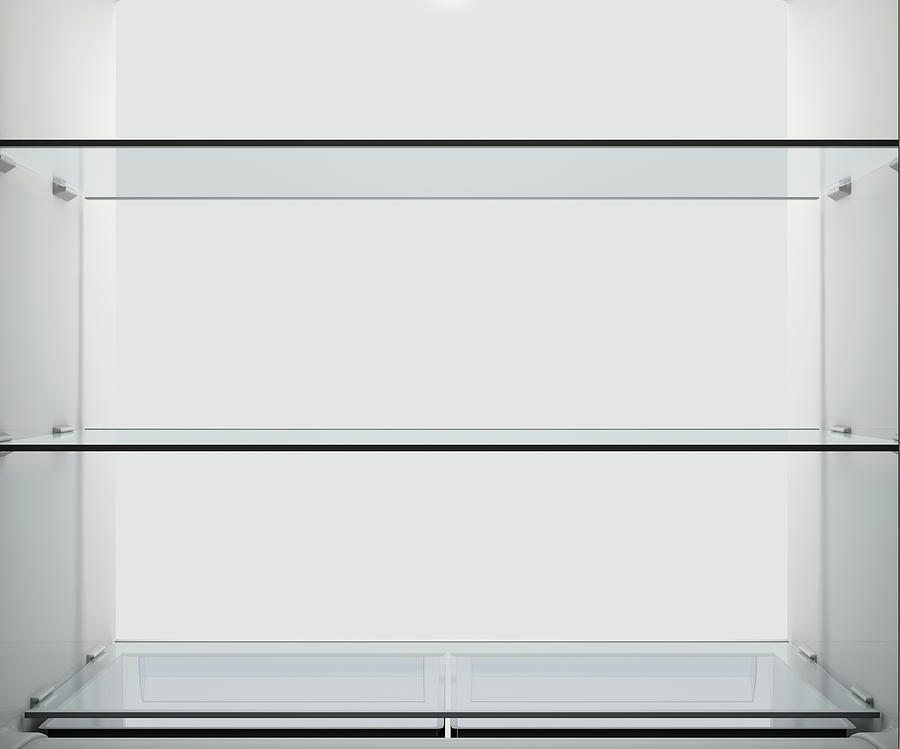 Refrigerator Digital Art - Fridge Interior by Allan Swart Refrigerator Digital Art - Fridge Interior by Allan Swart