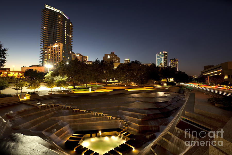 Ft Worth Water Gardens #2 Photograph by Anthony Totah