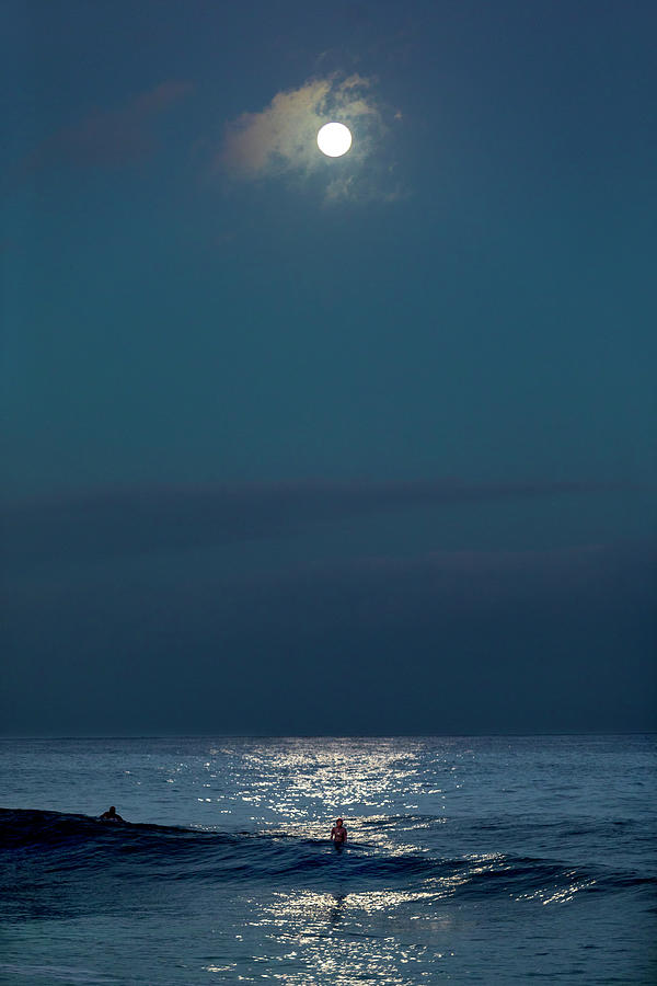 Full Moon Shimmer. Photograph by Sean Davey