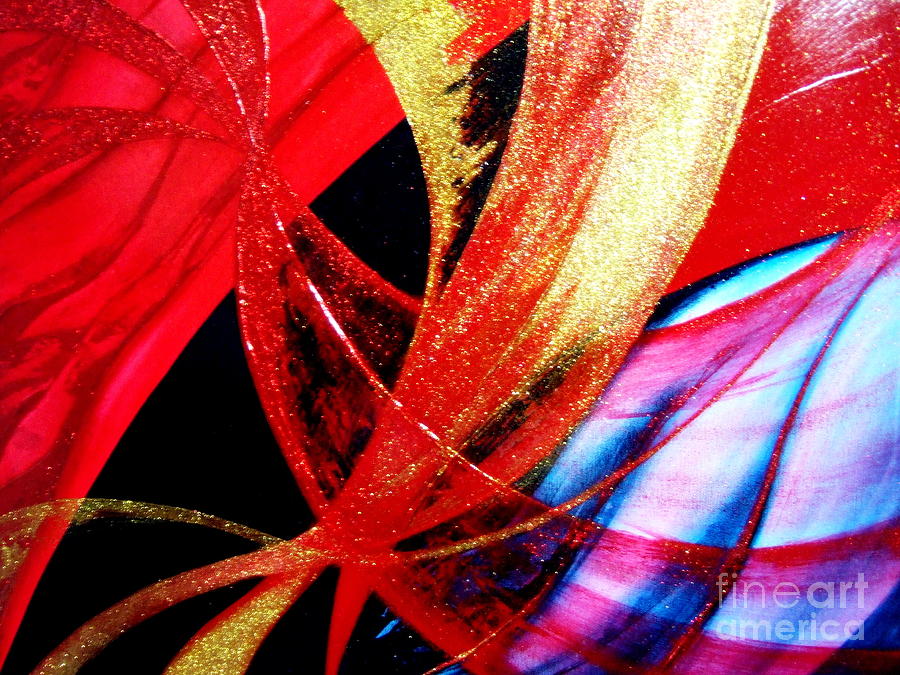 Fusion #4 Painting by Kumiko Mayer