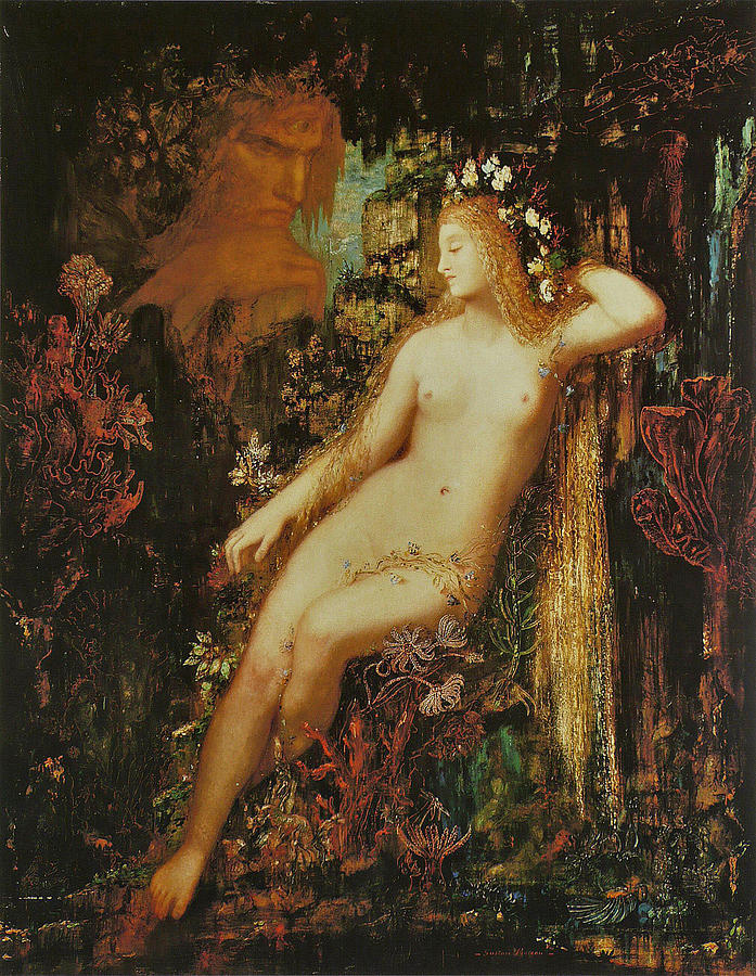 Galatea Painting by Gustave Moreau