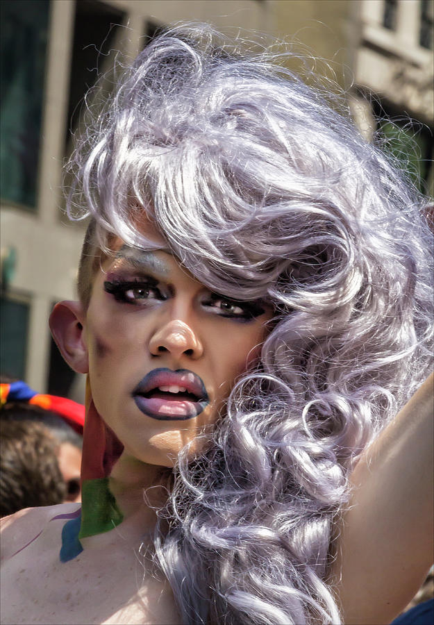 Gay Pride Parade NYC 2016 Drag Queen #2 Photograph by Robert Ullmann