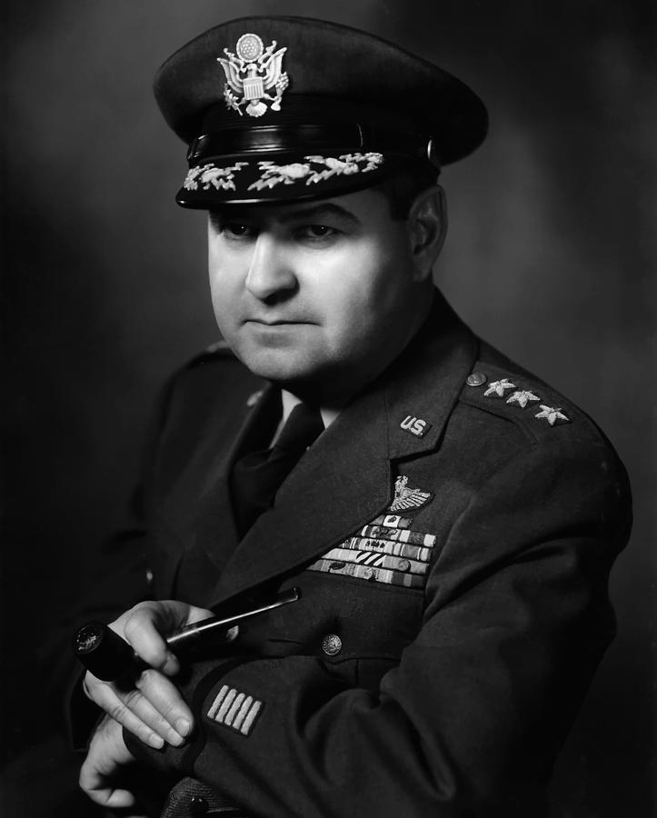 Curtis Lemay Photograph - General Curtis Lemay #3 by War Is Hell Store