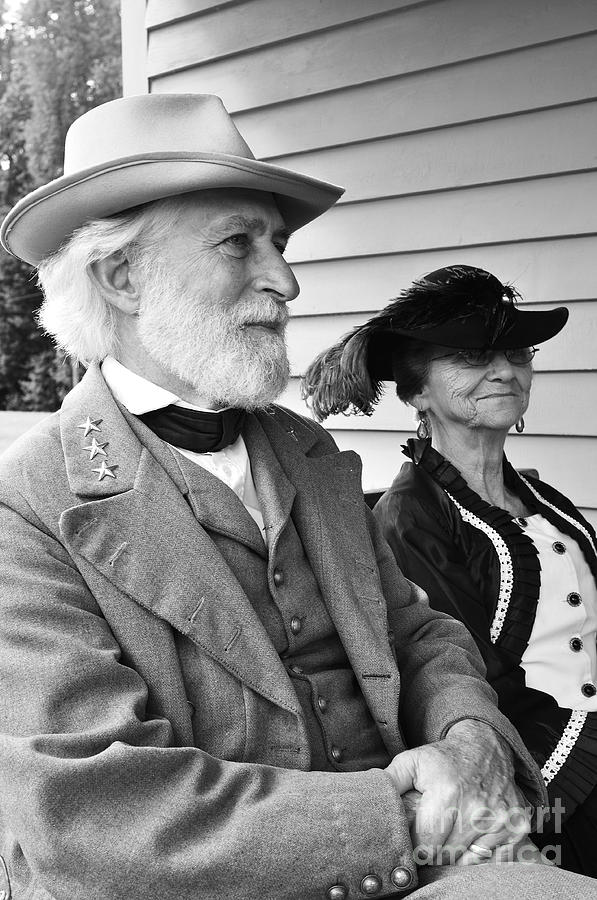 General Lee and Mary Custis Lee #2 Photograph by Thomas R Fletcher