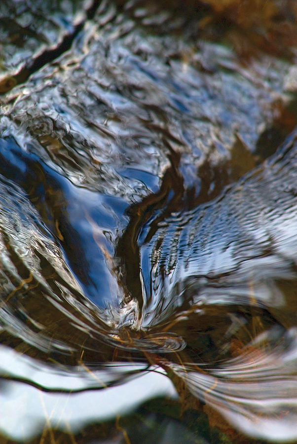 Gentle river ripple #2 Photograph by Steve Somerville