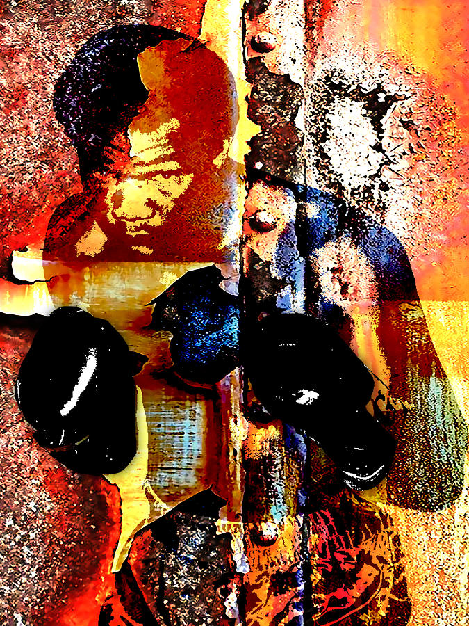 George Foreman Collection #2 Mixed Media by Marvin Blaine