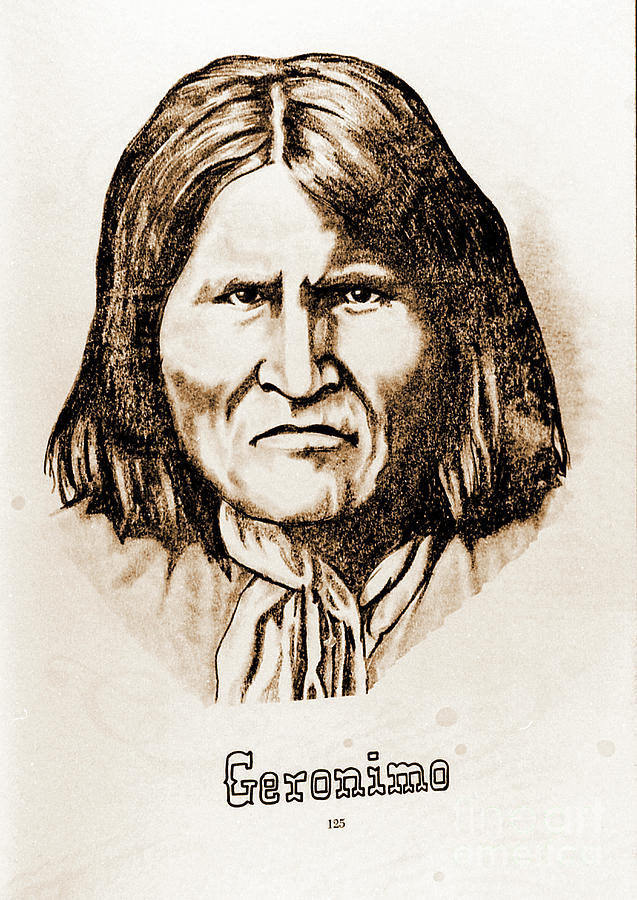 Native Photograph - Geronimo by Gary Wonning Native Photograph - Geronimo by Gary Wonning