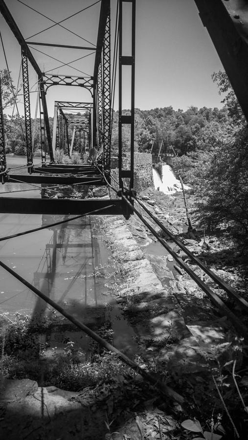 Ghost Bridge in Black and White #2 Photograph by Kelly Hazel