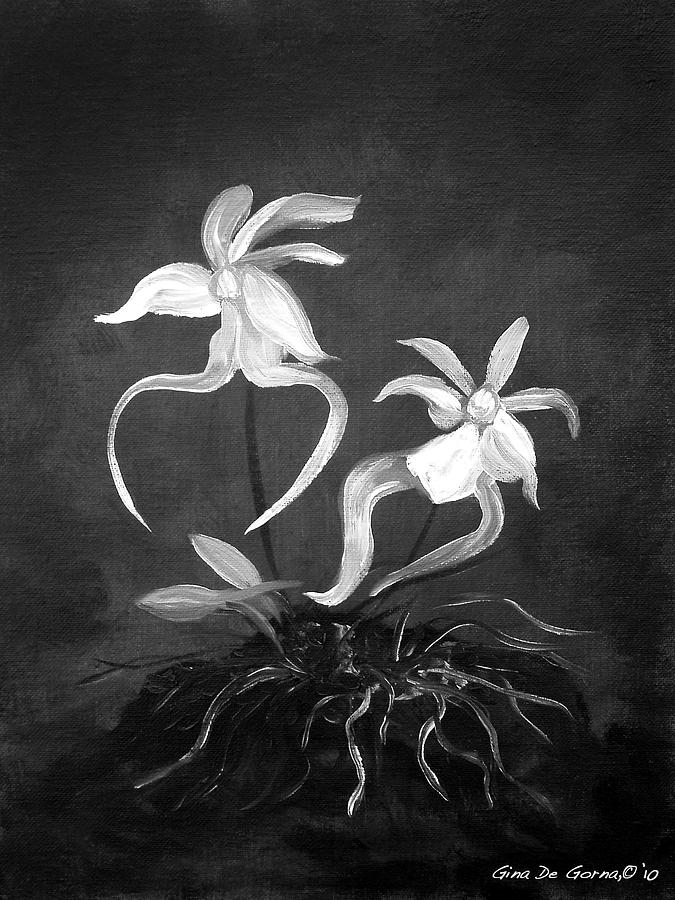 Ghost Orchids Painting