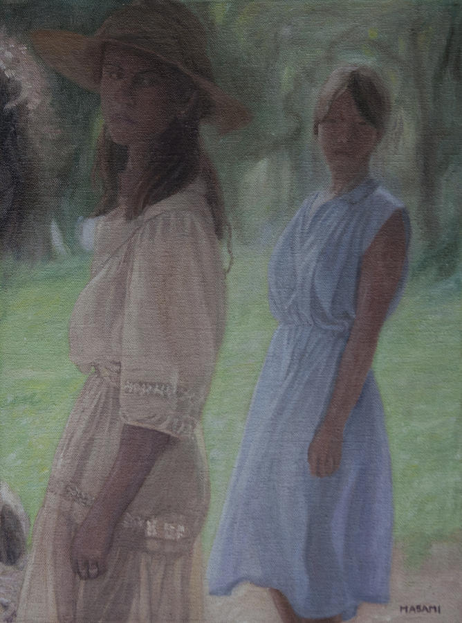 Girlfriends #2 Painting by Masami Iida