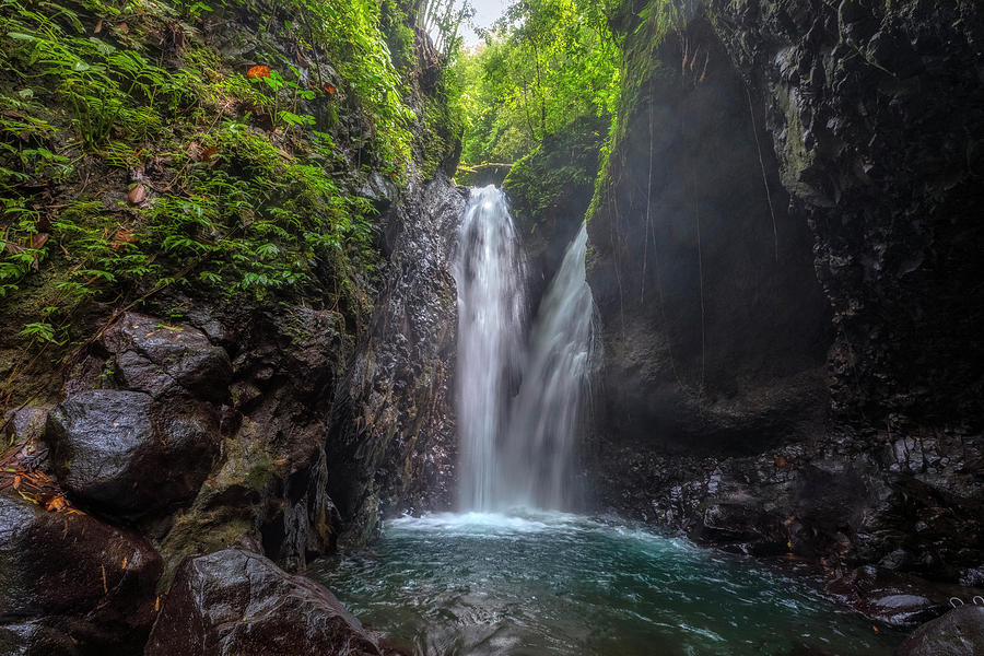 Git Git waterfall - Bali #2 Photograph by Joana Kruse