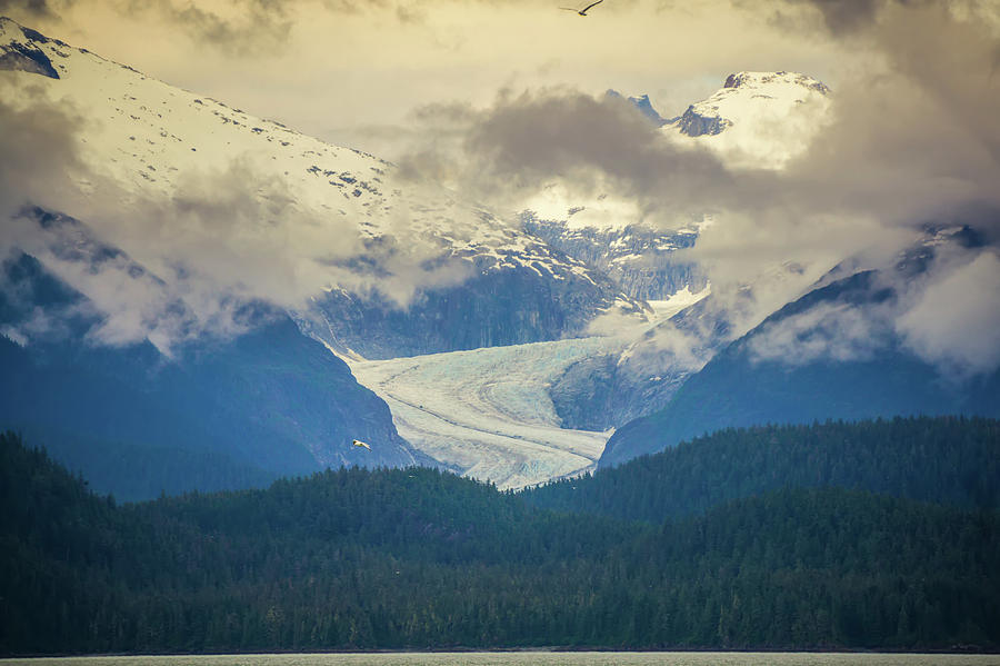 Glaciers Seen From Mud Bay On Admiralty Island #2 Photograph by Alex Grichenko
