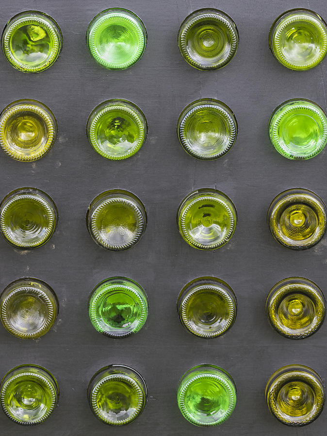 Glass bottles #2 Photograph by Chris Smith