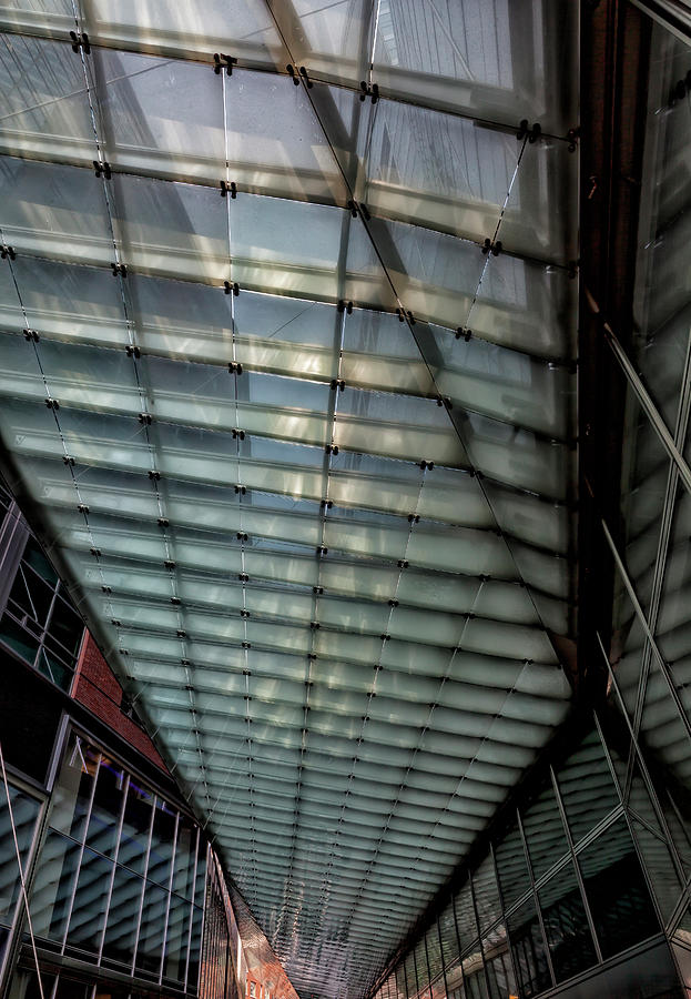 Glass Walkway Cover Lower Manhattan #2 Photograph by Robert Ullmann