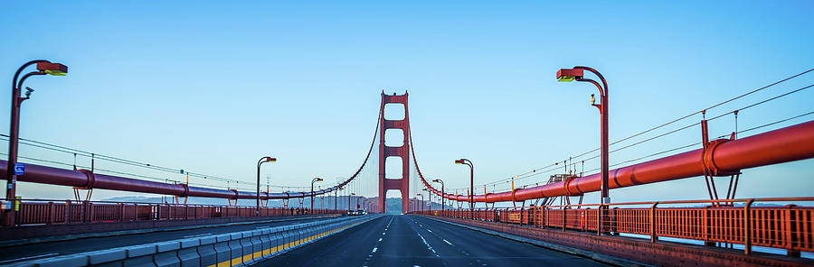 Golden Gate Bridge Early Morning In San Francisco California #2 Photograph by Alex Grichenko