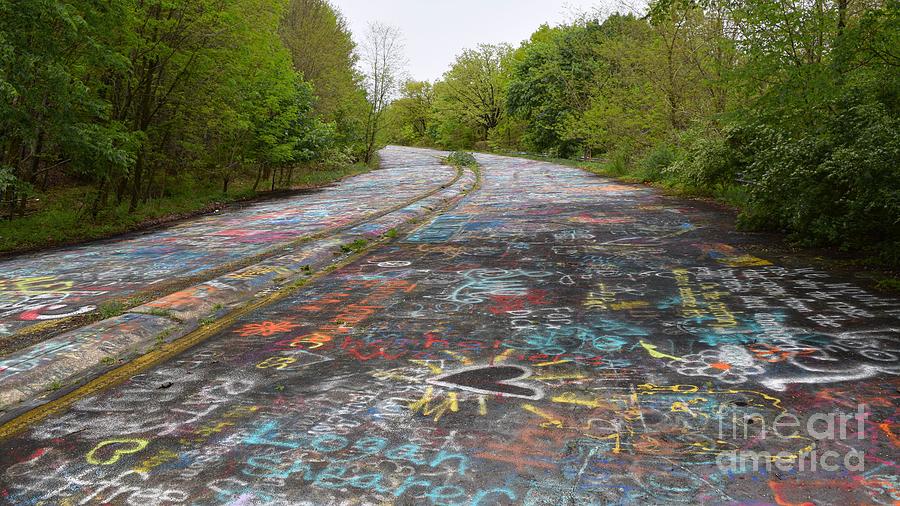 May Photograph - Graffiti Highway, facing north #2 by Ben Schumin