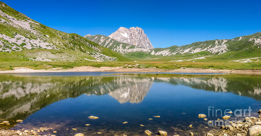 Gran Sasso mountain summit at Campo Imperatore plateau, Abruzzo, #2 Photograph by JR Photography
