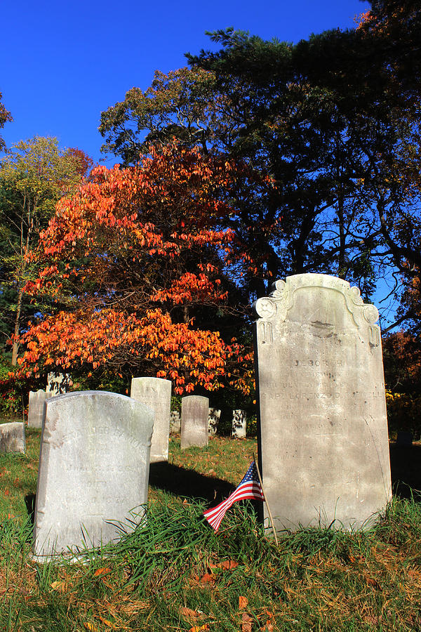Graveyard Commack New York #2 Photograph by Bob Savage