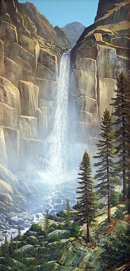 Great Falls Painting by Frank Wilson