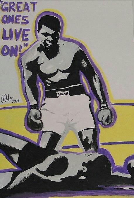 Great Ones Live On #2 Painting by Antonio Moore