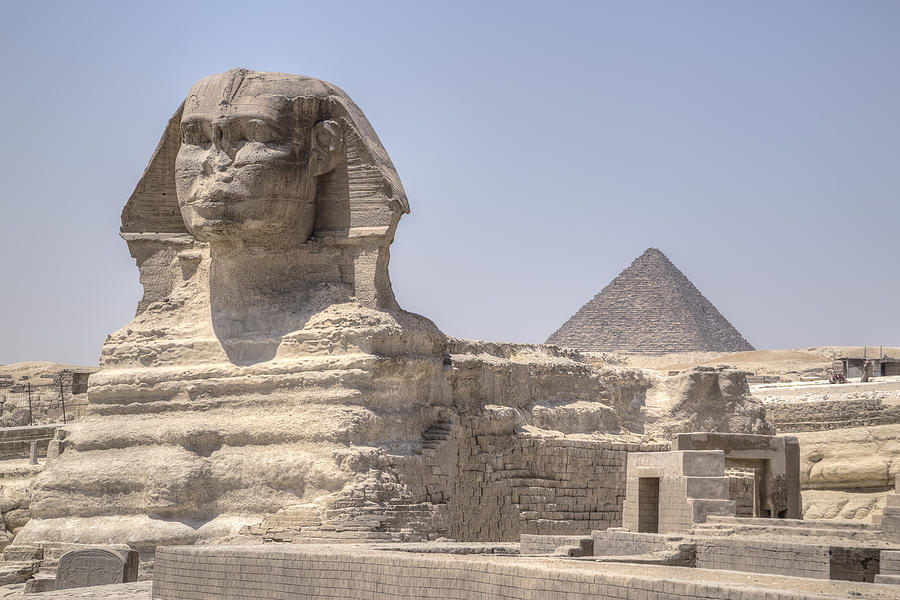 Camel Photograph - Great Sphinx of Giza - Egypt #2 by Joana Kruse