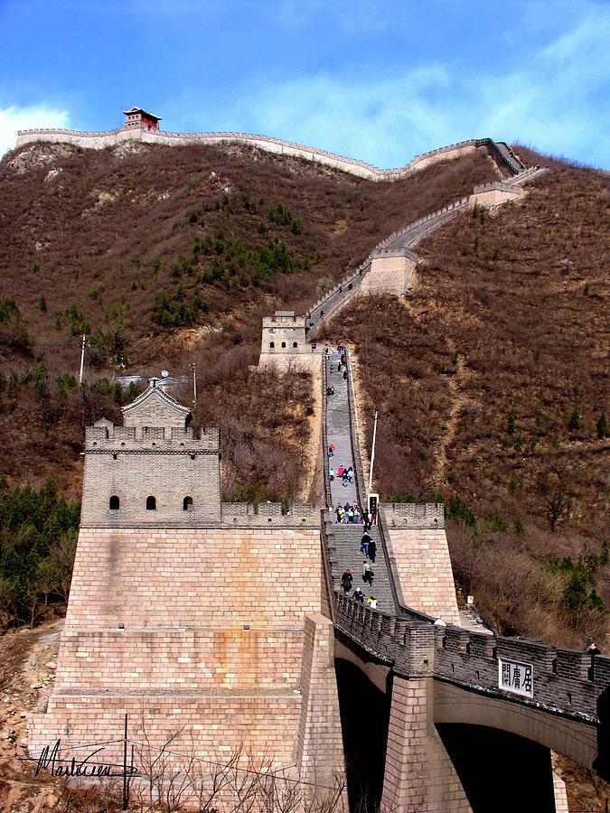 Great Wall  Photograph by Marti Green