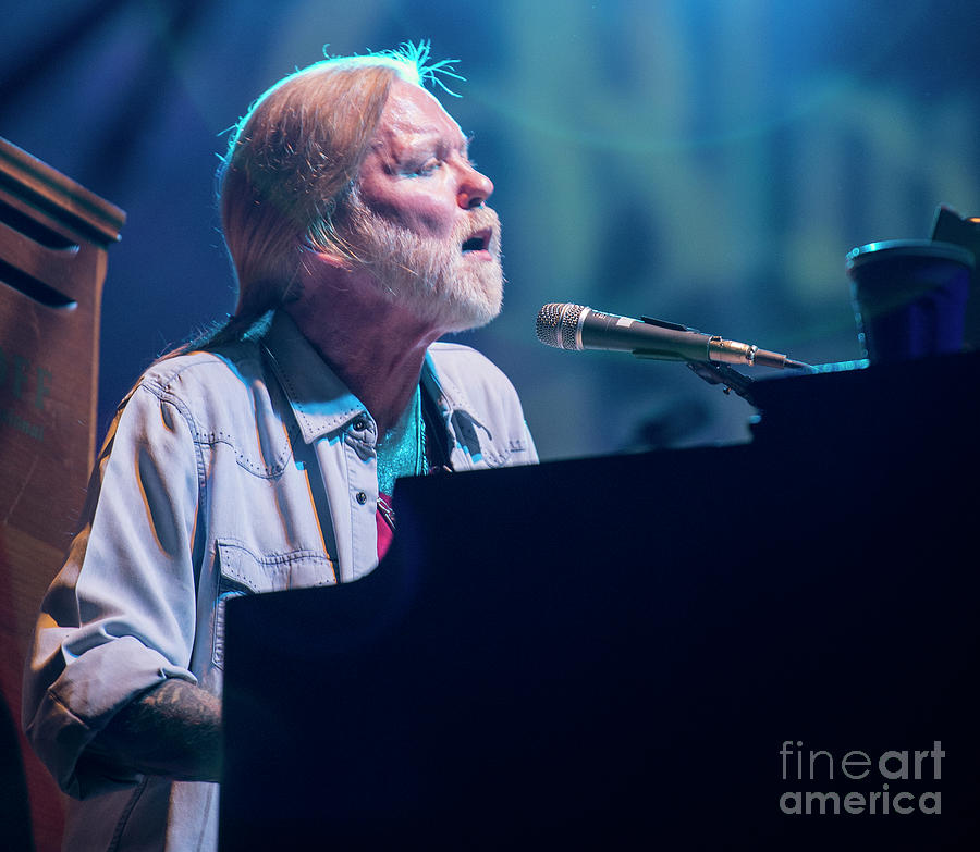 Gregg Allman with The Allman Brothers Band #3 Photograph by David Oppenheimer
