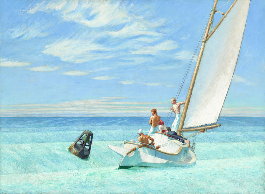 Ground Swell #2 Painting by Edward Hopper